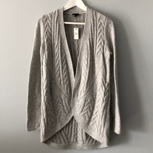 NWT TALBOTS CASHMERE BLEND CARDIGAN (XS)